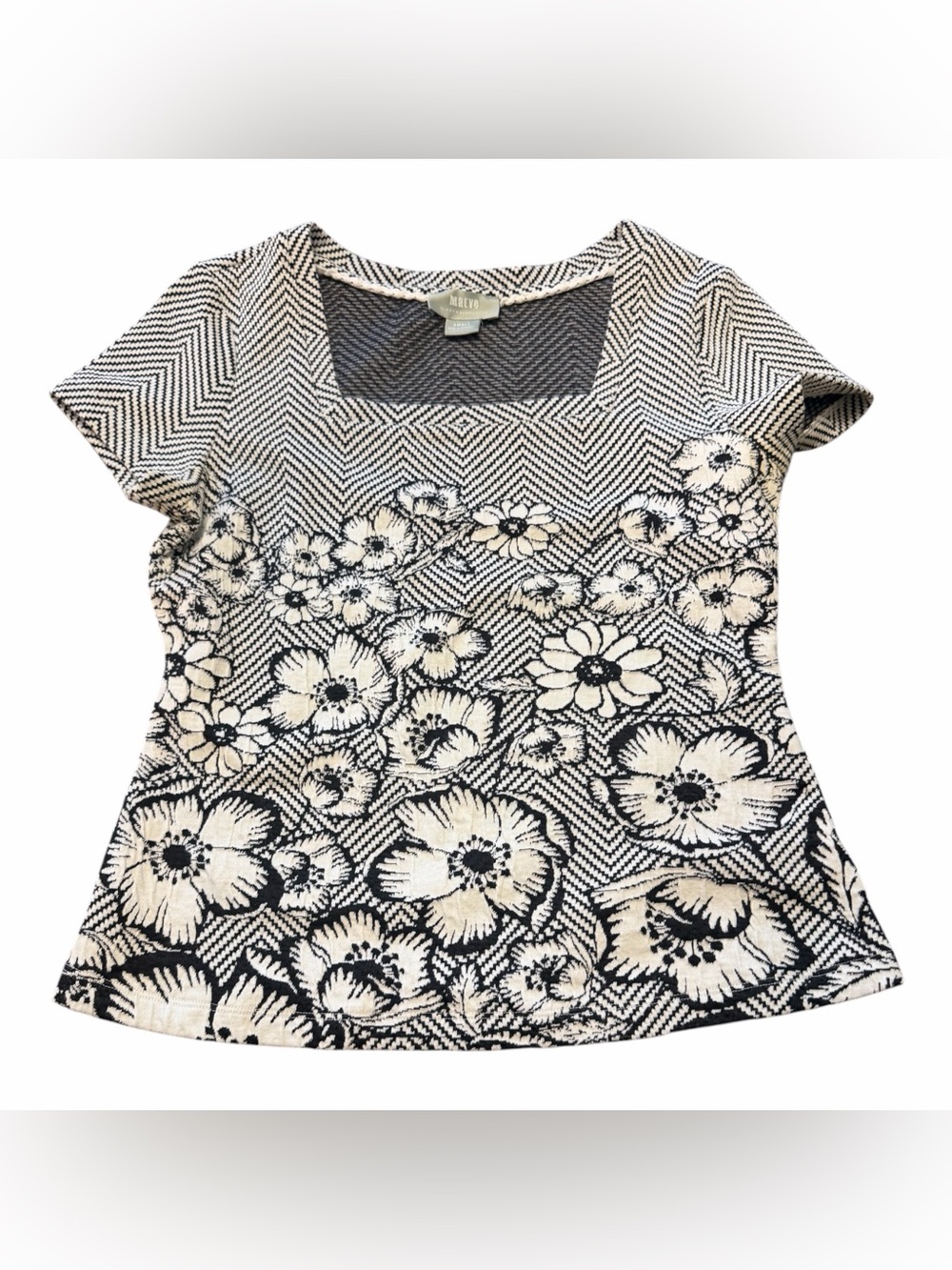 Maeve Anthropologie Hellebore Square Neck Blouse Size S